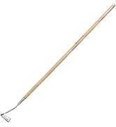 Swoe Garden Hoe, Stainless Steel Long Handled 3 Edge Hoe, Mini Angled/Warren Hoe, Soil Cultivator...