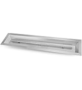 Stanbroil Stainless Steel Linear Trough Drop-in Fire Pit Pan and Burner 30 by 6-Inch