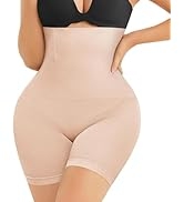 Nebility Womens' Shapewear Thigh Slimmer Tummy Control Body Shaper Shorts Butt Lifter Panties Hig...