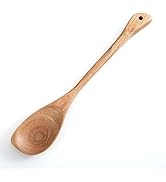 Big Wooden Corner Spoons for Cooking, Slant-tailed Huge Right Angled Spoon, Long Kitchen Cooking ...