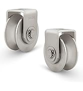 2 Pack 2 Inch Stainless Steel V Groove Pulley Wheel, Heavy Duty Caster Wheel Track Sliding Gate R...