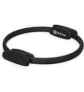 Gaiam Pilates Ring 15" Fitness Circle - Lightweight & Durable Foam Padded Handles | Flexible Resi...