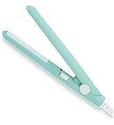 Mini Hair Straightener, 2 in 1 Mini Ceramic Tourmaline Flat Iron for Short Hair Pixie Cut Hair To...