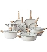 Country Kitchen Nonstick Induction Cookware Sets - 13 Piece Nonstick Cast Aluminum Pots and Pans ...