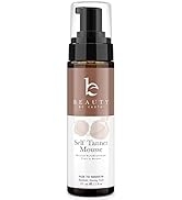 Beauty by Earth Self Tanner Mousse - Fair to Medium Fake Tan Sunless Tanner, Self Tanners Best Se...