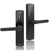 Fingerprint Door Lock, WiFi Smart Biometric Door Lock Fingerprint Password IC Card Entry Access S...