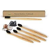 Clearly BAMBOO Toothbrush Set | Extra Soft Charcoal Infused Bristles