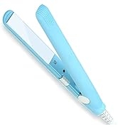 Mini Hair Straightener, 2 in 1 Mini Ceramic Tourmaline Flat Iron for Short Hair Pixie Cut Hair To...