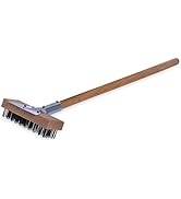 Carlisle 36372500 Oven & Grill Brush With Scraper, Stainless Steel Bristles and 30" Long Hardwood...