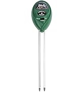 Berry&Bird Soil Moisture Meter, 3-in-1 Plant Moisture Meter for Soil Moisture/PH Meter/Sunlight I...