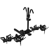 Vibrelli Electric Bike Hitch Rack - 2 Ebike Rack Fits Fat Tire, Mountain Bike, Standard Bicycles ...