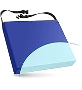 NYOrtho Wheelchair Cushion Waterproof Seat Cover – Non Slip Bottom – Semi Firm Density Foam Wheel...