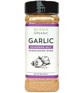 Riega Organic Garlic Seasoning Salt, Himalayan Pink Salt Perfect for Every Meal 18 Ounce (Pack of 1)