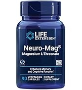 Life Extension Neuro-Mag Magnesium L-Threonate, 90 Vegetarian Capsules Ultra-Absorbable Magnesium...