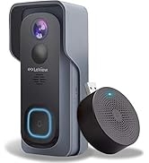 Laview WiFi Video Camera Doorbell Wireless ，Rechargeable Battery Simple Self-Installation, 32GB, ...