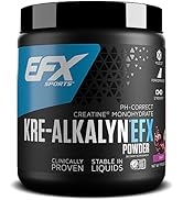 EFX Sports Kre-Alkalyn EFX Powder | pH Correct Creatine Monohydrate Powder Supplement | Strength,...