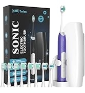 ANVS Sonic Electric Toothbrushes for Adults - Rechargeable Electric Toothbrush with Travel Case, ...