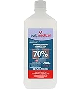 Epic Medical Supply Isopropyl Rubbing Alcohol 70% USP, 32 oz. Bottle, Multipurpose First Aid Anti...