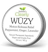 Clearly WŪZY, Aromatherapy Anti Nausea Rub | Relief for Morning and Motion Sickness, Dizziness