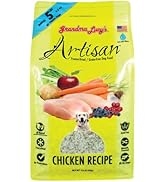 Grandma Lucy's Artisan Dog Food, Grain Free and Freeze-Dried - Artisan Chicken, 1Lb Bag