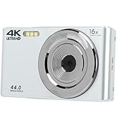 16X Digital Zoom Camera, 44MP Digital Camera for Kids with 2.8 inch Display, Support 128GB, Point...