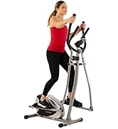 Sunny Health & Fitness Essentials Series Elliptical Machine Cross Trainer with Optional Exclusive...