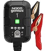 NOCO GENIUS1, 1A Smart Car Battery Charger, 6V and 12V Automotive Charger, Battery Maintainer, Tr...