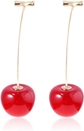 Red cherry earrings