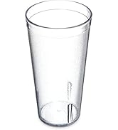 Carlisle 522007 BPA Free Stackable Shatter-Resistant Plastic Tumbler, 20 oz., Clear (Pack of 72)