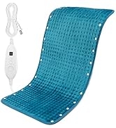 DAILYLIFE Heating Pad, 17"x33" Cozy Electric Heated Foot Warmer, UL Certified with Overheating Pr...