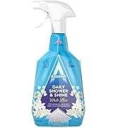 Astonish Daily Shower Shine White Lilies Cleaning Spray - No Scrub After Shower Spray Foam Preven...