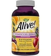 Nature's Way Alive! Women’s 50+ Gummy Multivitamins, Supports Multiple Body Systems, Supports Cel...