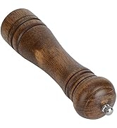 Professional Oak Wood Pepper Grinder Kitchen Manual Spice Salt Pepper Mill Kitchen Tool5 Inches F...