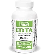 Supersmart - EDTA 1000 Mg Per Day - Powerful Antioxidant | Non-GMO & Gluten Free - 180 Vegetarian...