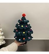 Pomya Christmas Tree Crochet Kit, All in One Cute Christmas Tree Knit DIY Kit, Hand Crafted All i...