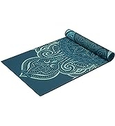 Gaiam Yoga Mat - Premium 6mm Print Reversible Extra Thick Non Slip Exercise & Fitness Mat for All...