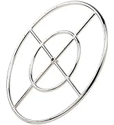 Stanbroil 12" Round Fire Pit Burner Ring, 304 Series Stainless Steel, BTU 92,000 Max