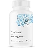 Thorne Iron Bisglycinate - 25 mg - Optimal Absorption - Support Red Blood Cell Formation - Fight ...