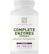 Dr Amy Myers Digestive Enzymes Chewable – Complete Enzymes Support Leaky Gut, Acid Reflux, Gas, B...