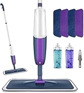 MEXERRIS Spray Mops Wet Dry Mops for Floor Cleaning Microfiber Hardwood Floor Mop with Spray Dust...