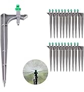 Garden Irrigation System, 20Pcs/Bag Irrigation Dripper with Ground Insert Fruit Tree Drip Irrigat...