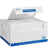 HOMEXCEL Face Towels, Disposable Makeup Remover Wipes Cloth 10" x 12", Soft Lint Free Facial Clea...