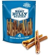 Best Bully Sticks Cheeky Beef Chews - Single Ingredient, 100% Grass-Fed Beef - USA Packed - Long-...