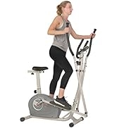 Sunny Health & Fitness Essential Magnetic Upright Seated Elliptical