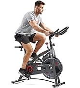 Sunny Health & Fitness Endurance Indoor Cycling Exercise Bike with Magnetic Resistance and Option...