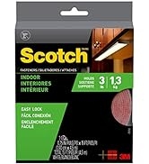 Scotch Multi-Purpose Hook and Loop Fasteners, 1 Roll, White, For Indoor Use, 3/4 in x 15 ft