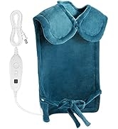 DAILYLIFE Electric Heating Pad 26"x35" Electric Heating Wrap for Neck and Shoulders UL Certified ...