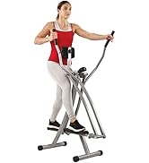 Sunny Health & Fitness SF-E902 Air Walk Trainer Elliptical Machine Glider w/LCD Monitor, 220 LB M...