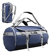 Nepest Large Duffel Backpack Bag, 3-Way Water Resistant Gym Duffle Bag with Shoe Compartment for ...