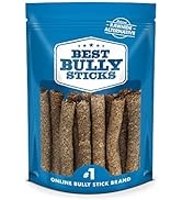 Crunchy Real Beef Dog Treats - Bully Snack Stick Dog Snack - Training & Reward Treats - USA Baked...